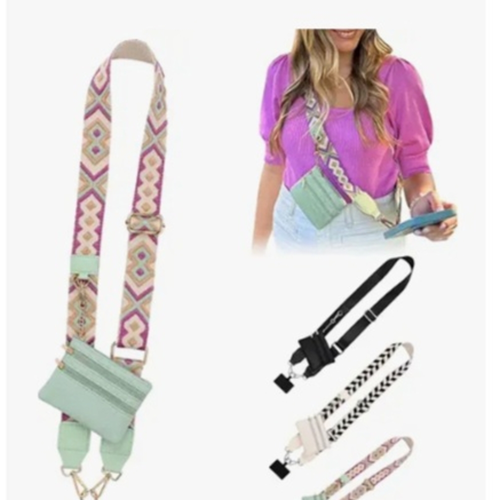Stylish Crossbody Phone And Wallet Holder